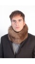 Sable fur neck warmer - unisex